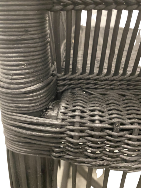 Malawi Bar Stool hand made - Matt Black