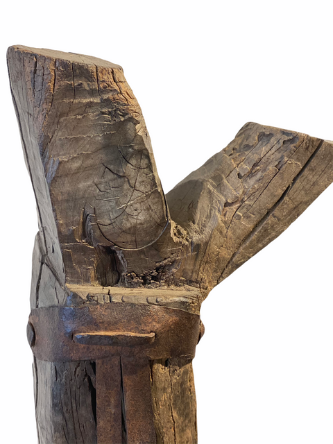 Antiker Grasmäher – Skulptur