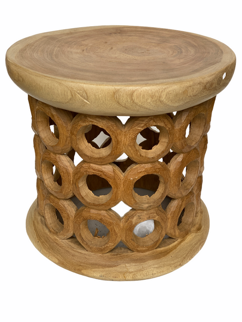 Bamileke Tisch - 42 cm - Natur