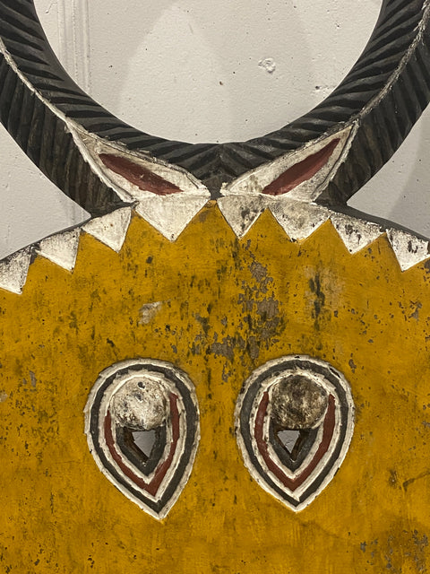 Masque Baoulé - Jaune (51.2) Grand