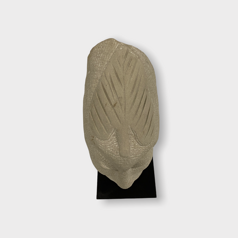 Stone head sculpture by Rizimu Chiwawa Zimbabwe (3102)