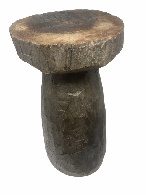Lozi Getreidestampfer-Hocker/Beistelltisch (3) - Sambia