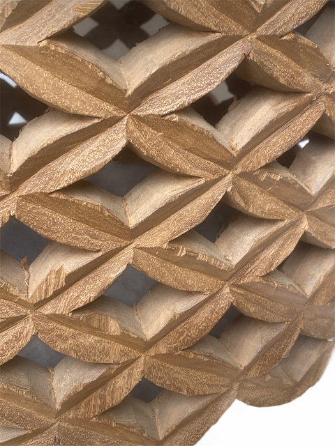 Table Bamileke - 78cm - Naturel - Grande