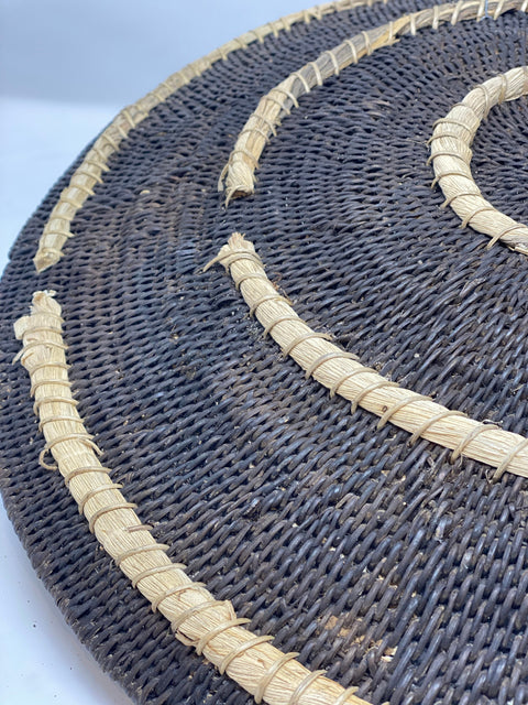 Vintage Makenge Basket - Zambia