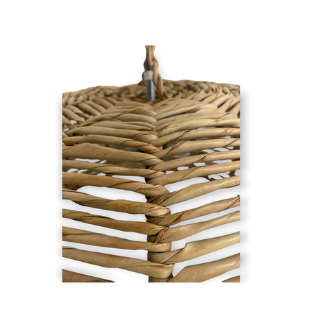 Palm leaf lamp shade- Mozambique handmade (L)
