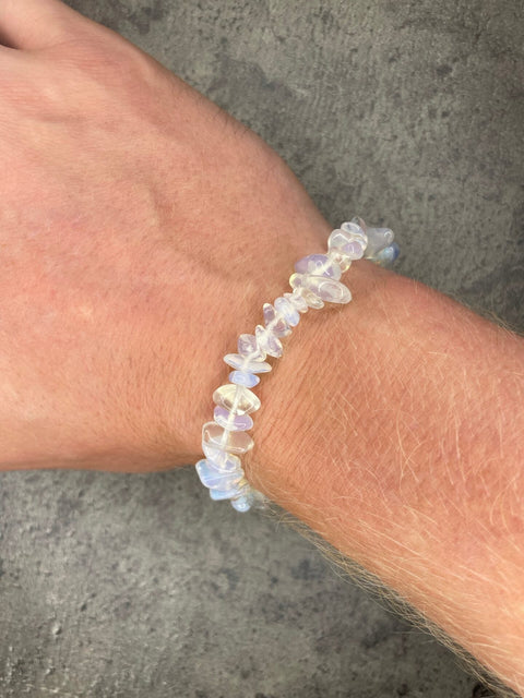 Opalith – Edelstein-Splitterarmband