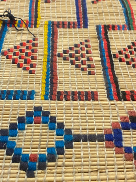 Tuareg reed and textile mat - (40.1)