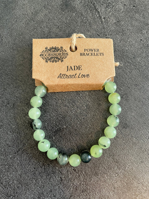 Jade - Liebe anziehen - Kraftperlenarmband