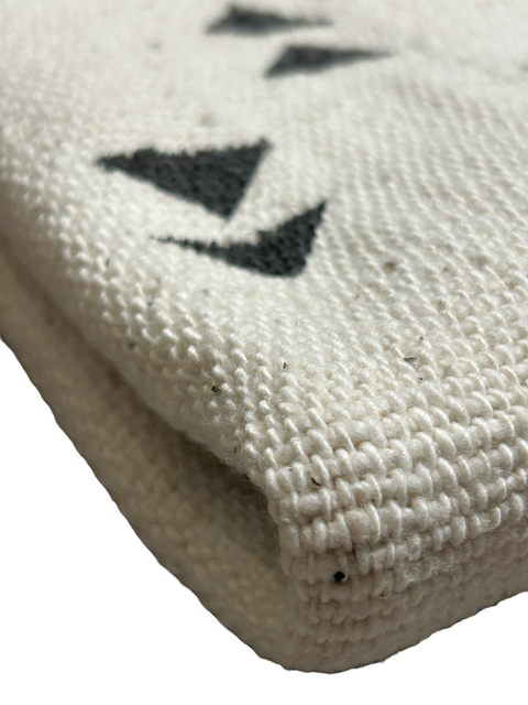 Jeté en tissu bogolan tissé à la main (10.11)