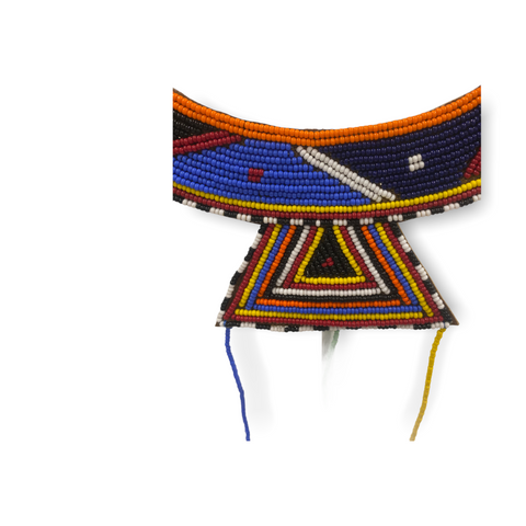Collier de perles Masaï du Kenya - (S03)
