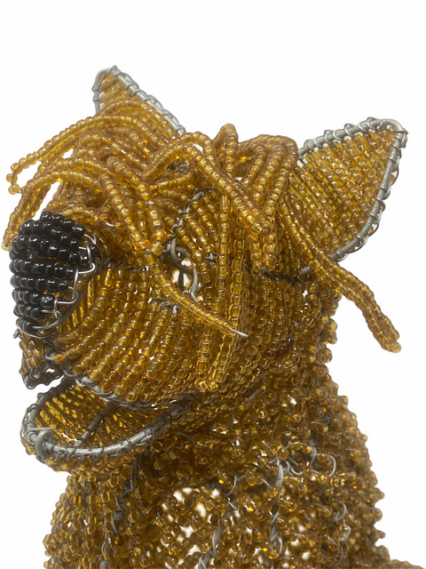 Yorkshire Terrier - Beaded Sculpture