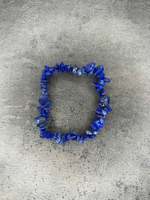 Lapislazuli - Edelstein-Splitterarmband