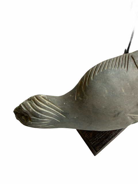 Sculpture de poisson en pierre - Zimbabwe