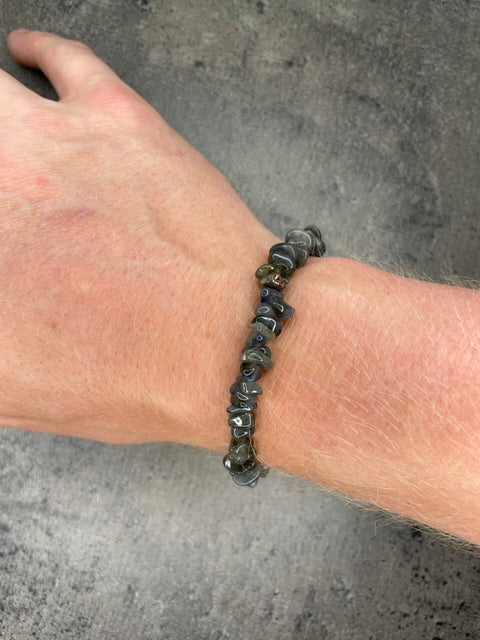 Labradorit - Splitterarmband