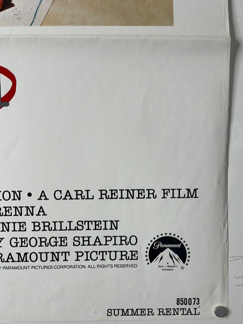 Summer Rental (1985) Original US-Kinoplakat (One Sheet)