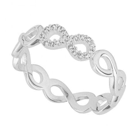 Bague Infinity Zirconia Detail R3837C
