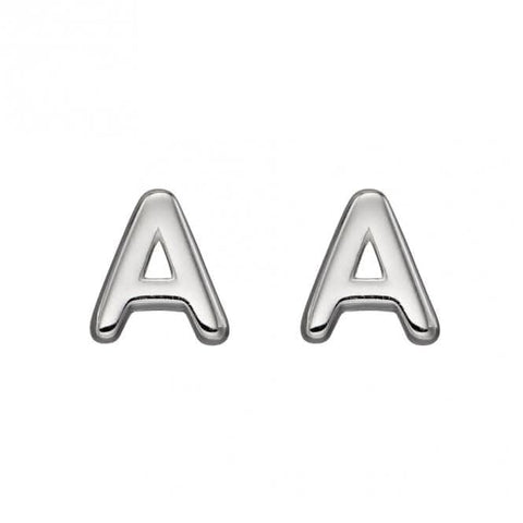 Ohrstecker aus Sterlingsilber mit dem Anfangsbuchstaben A E6018