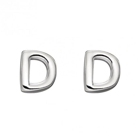 Ohrstecker aus Sterlingsilber mit Initialen D E6021