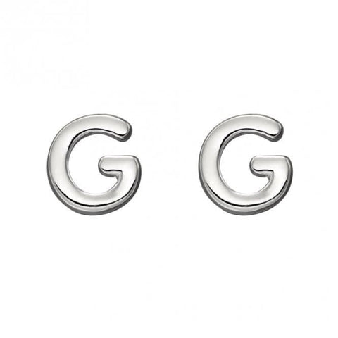 Ohrstecker aus Sterlingsilber mit dem Buchstaben G E6024