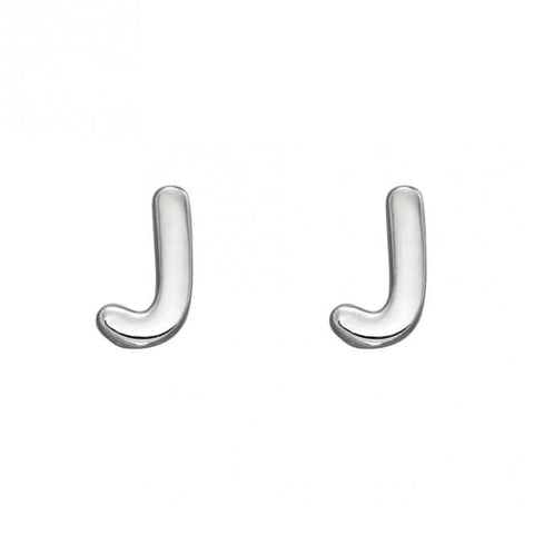 Ohrstecker aus Sterlingsilber mit dem Anfangsbuchstaben J E6027