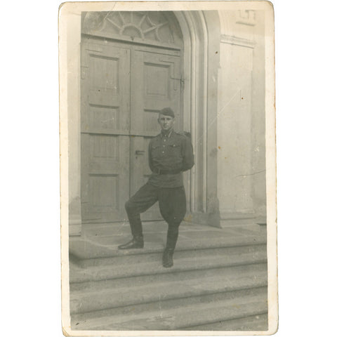 Inter War Era Soldier Postcard - Early 20th Century