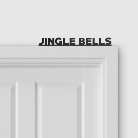JINGLE BELLS door topper and door tag