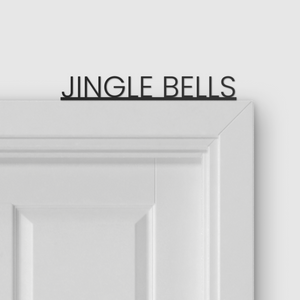 JINGLE BELLS door topper and door tag