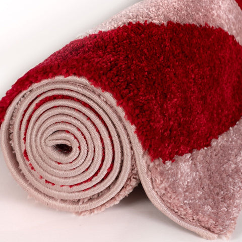 Joli Wave Rot & Rosa Teppich