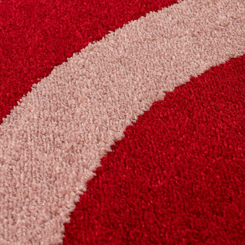 Joli Wave Rot & Rosa Teppich