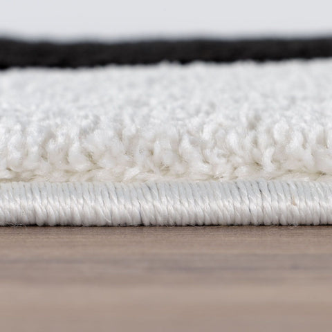 Joli Striped Black & White Rug