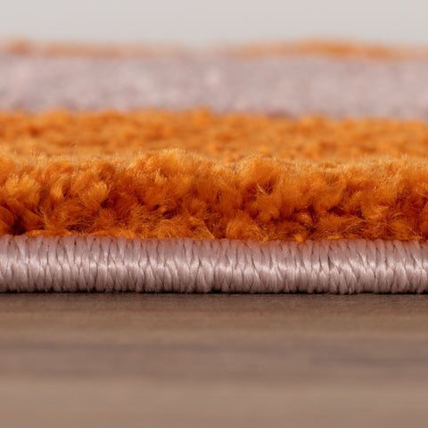 Joli tapis Orange & Rose Doodle
