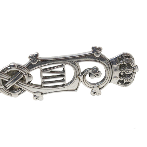 King Haakon VII 1908 Antique Norway Silver Set Six Tea Spoons Silversmith Jacob Tostrup