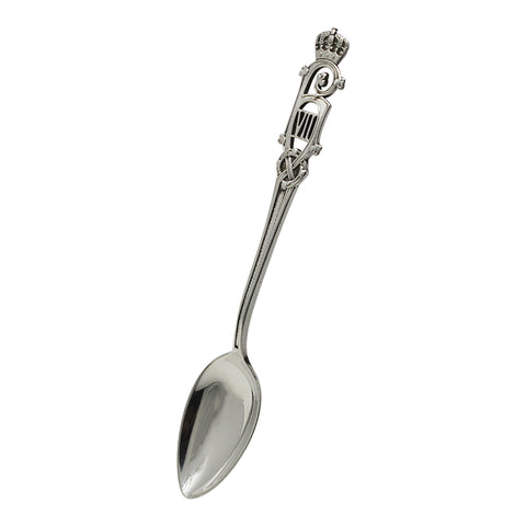 King Haakon VII 1908 Antique Norway Silver Set Six Tea Spoons Silversmith Jacob Tostrup