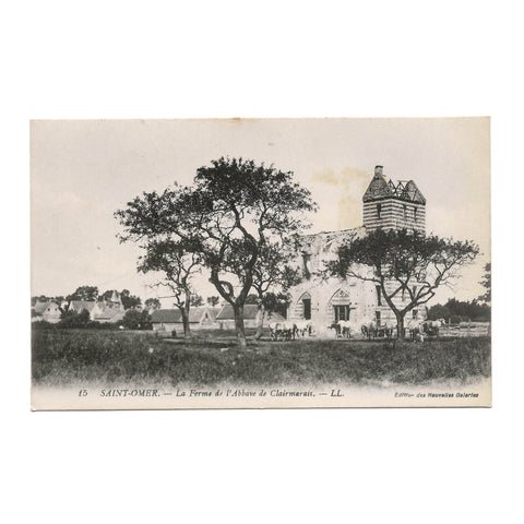 La Ferme de l'Abbaye de Clairmarais, Saint - Omer France Vintage Postcard