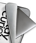 Stay Curious 13-inch laptop sleeve – construction detail 1 – ZIPZAPPA