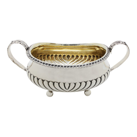 Large 1817 Antique George III Era Sterling Silver Bowl Silversmiths Joseph Angell I London Hallmarks