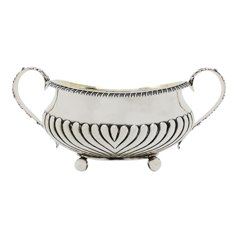 Large 1817 Antique George III Era Sterling Silver Bowl Silversmiths Joseph Angell I London Hallmarks