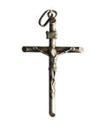 Large Cross Pendant Vintage Silver