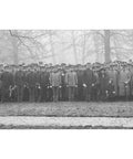Large Group Photo of French Soldiers - Early 20th Century Postcard