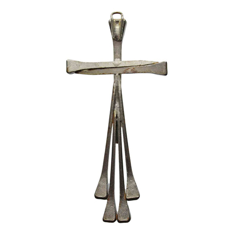 Large Metal Vintage Cross Pendant