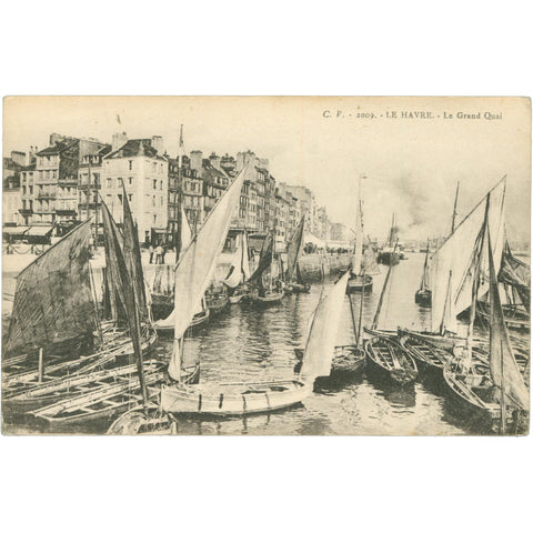 Le Havre, France – Le Grand Quai – Postcard early 20th Century