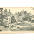 Le Tréport, France - Le Jardin Public Postcard Early 20th Century