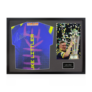Luke Littler 2026 World Champion Signed Shirt Classic Frame