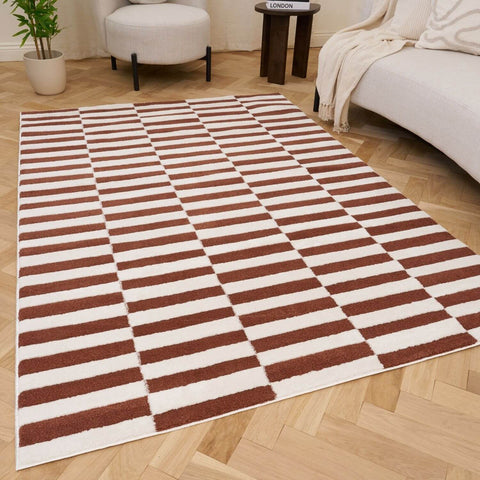 Tapis Loft rayé Terra