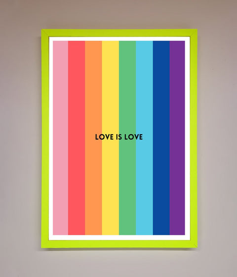 Love Is Love Framed Print
