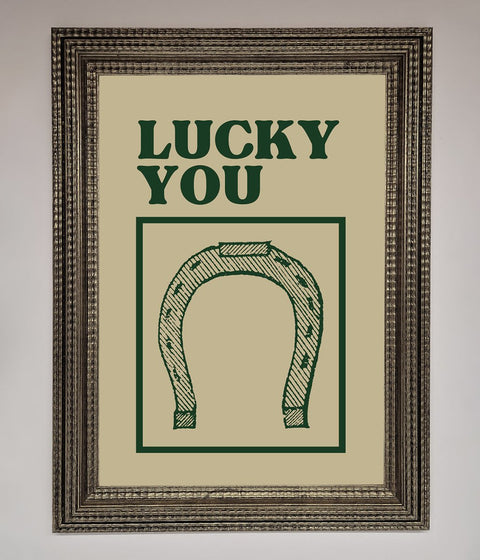 Lucky You Framed Wall Art