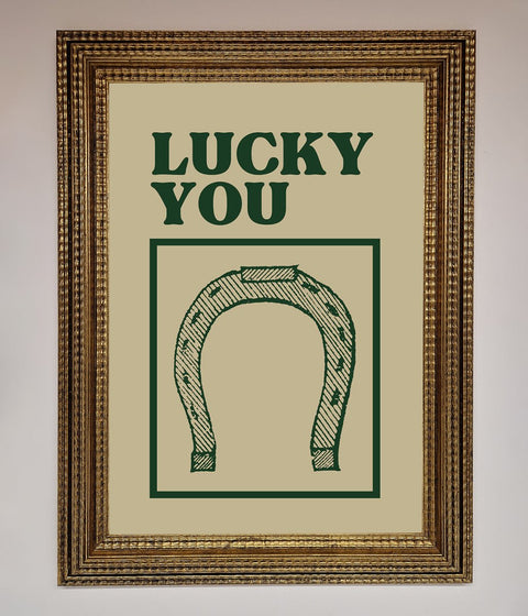 Lucky You Framed Wall Art