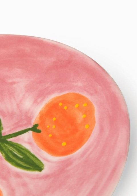 Peaches and Keen Plates After Matisse  - Set of 4