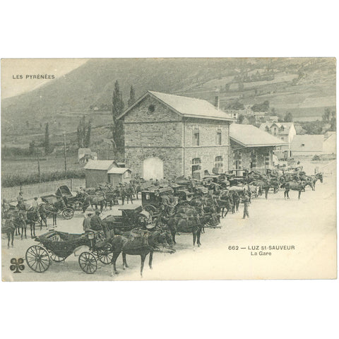 Luz - Saint - Sauveur, France – La Gare – Postcard Early 20th Century