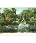 Madeira, Portugal – Garden Pond with Miniature House – Postcard